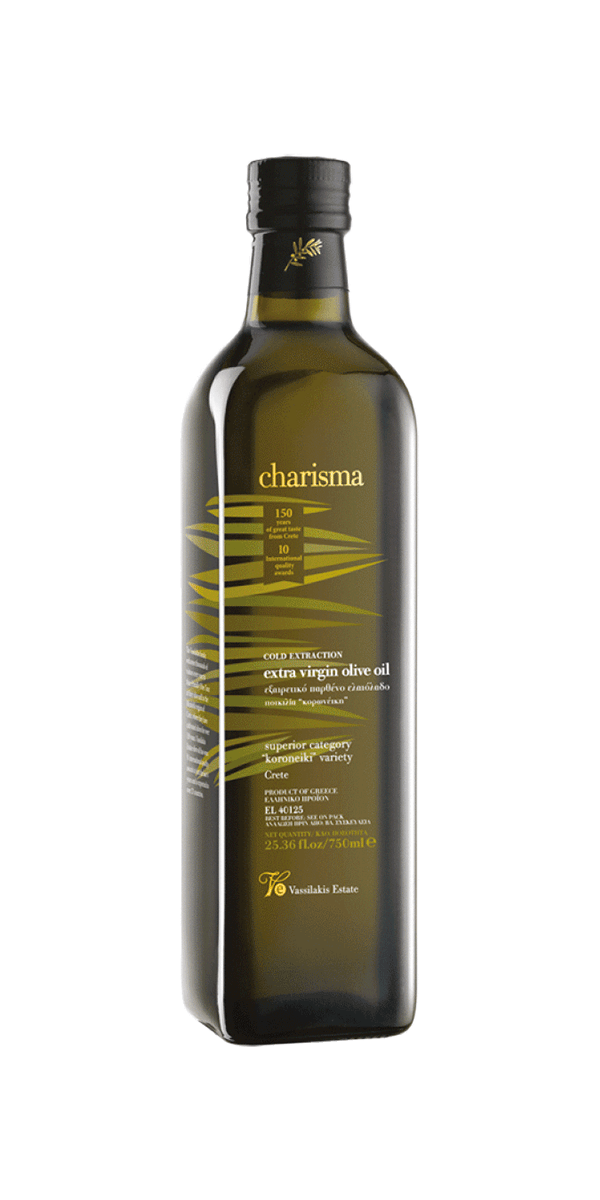 Charisma olive oil bottle